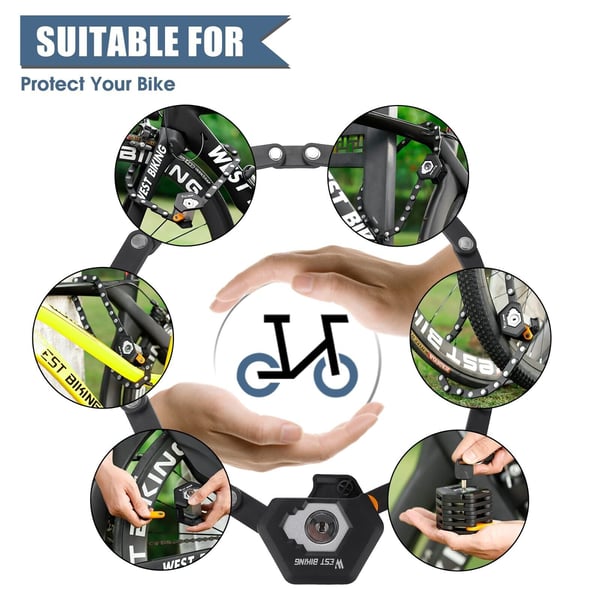 💥Limited time 50% off🔥Folding Lock for Electric Bike and Mountain Bike