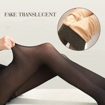 💖Pre-New Year Sale 49% Off🎄Flawless Legs Fake Translucent Warm Tights