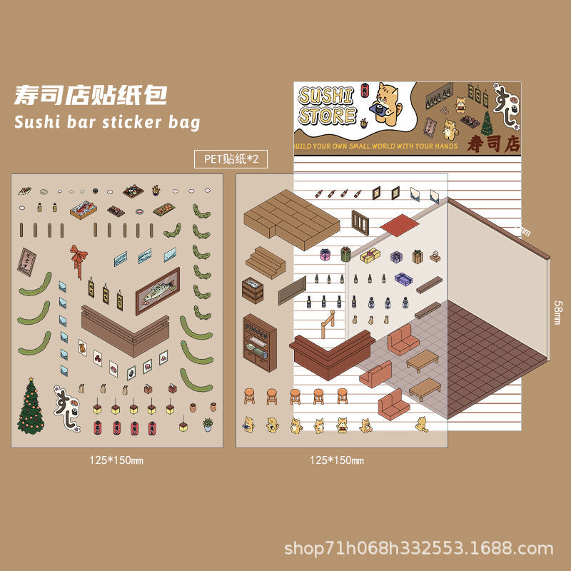 🎁HOT PRODUCT🎁DIY 3D House Stickers