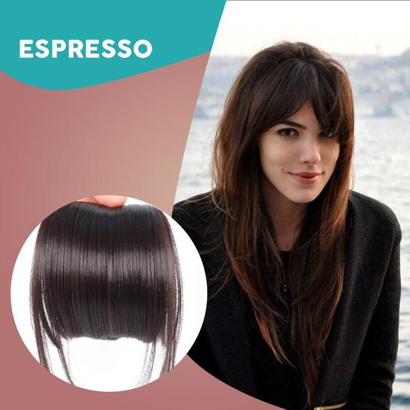 🔥50% Off🔥Seamless 3D Clip-In Bangs Hair Extensions(Amazon Upgraded Product)