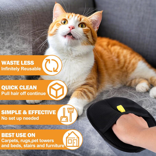 🎁COMPRA 1 Y LLÉVATE 1 GRATIS🔥Guantes para depilación de animales🐱🐕