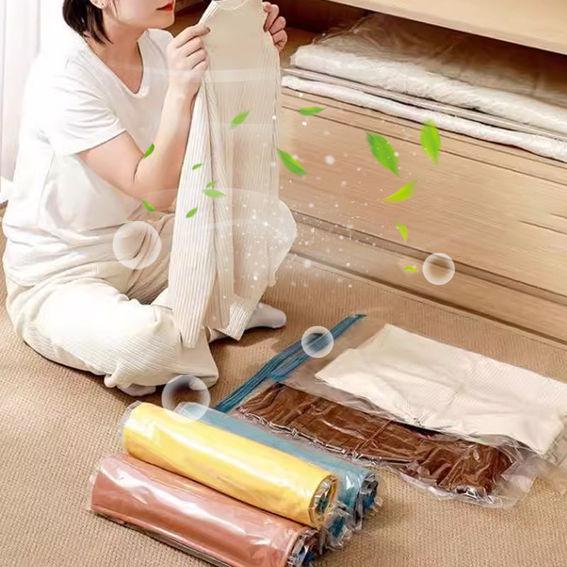 Household Vacuum Storage Bag & Pump for Comforter & Clothing