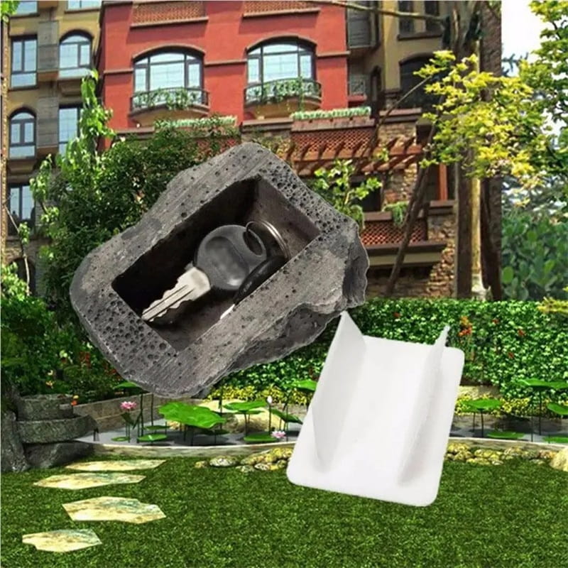 💥Limited time 50% off🔥Simulated Stone Key Hider Safe Storage Box