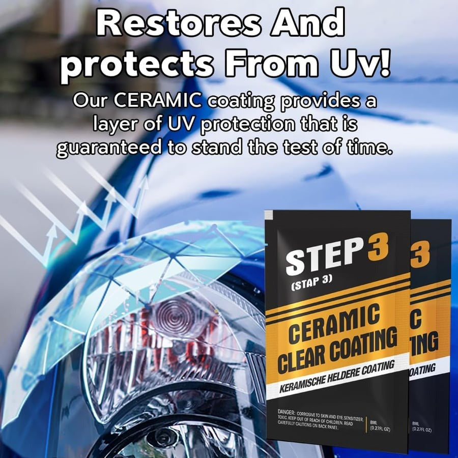 💥Limited time 50% off🔥Car Headlight Lens Restoration Kit