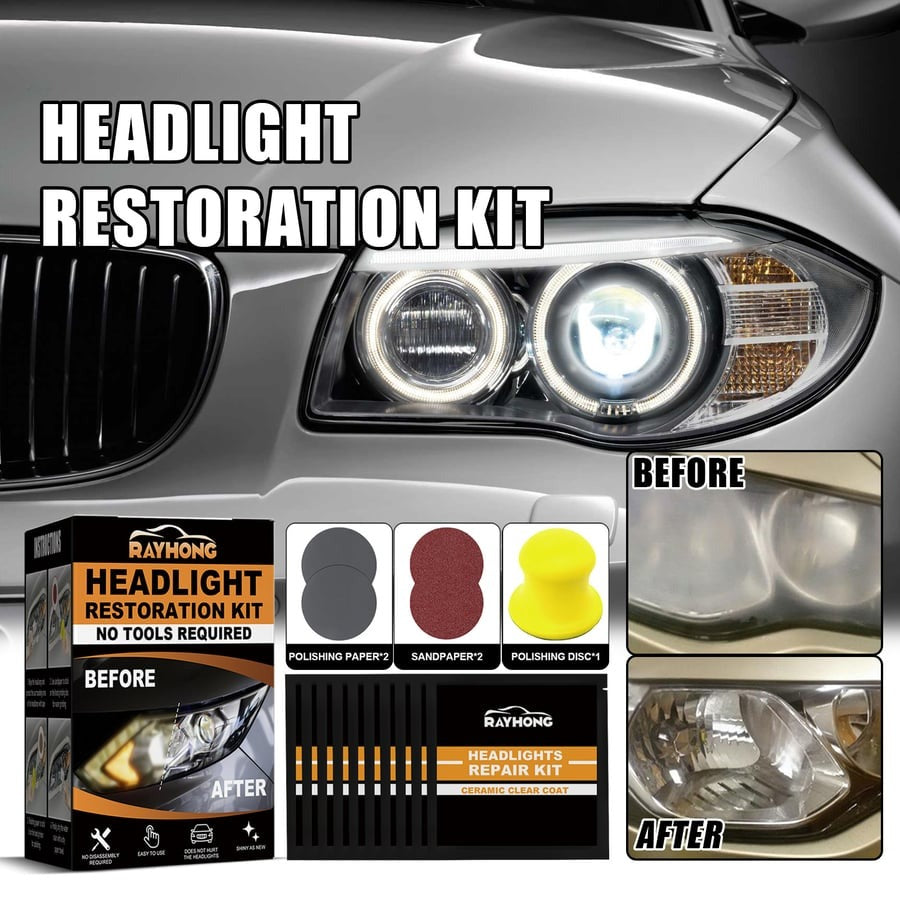 💥Limited time 50% off🔥Car Headlight Lens Restoration Kit