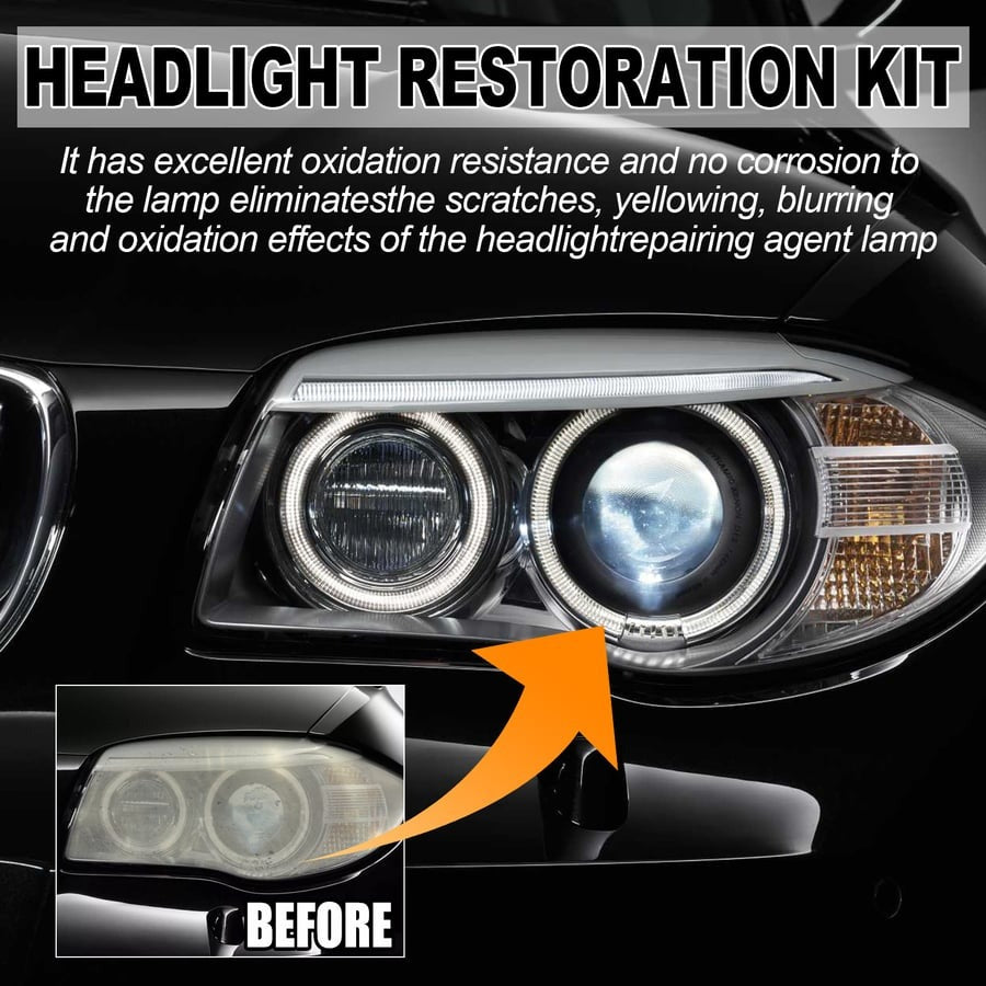 💥Limited time 50% off🔥Car Headlight Lens Restoration Kit