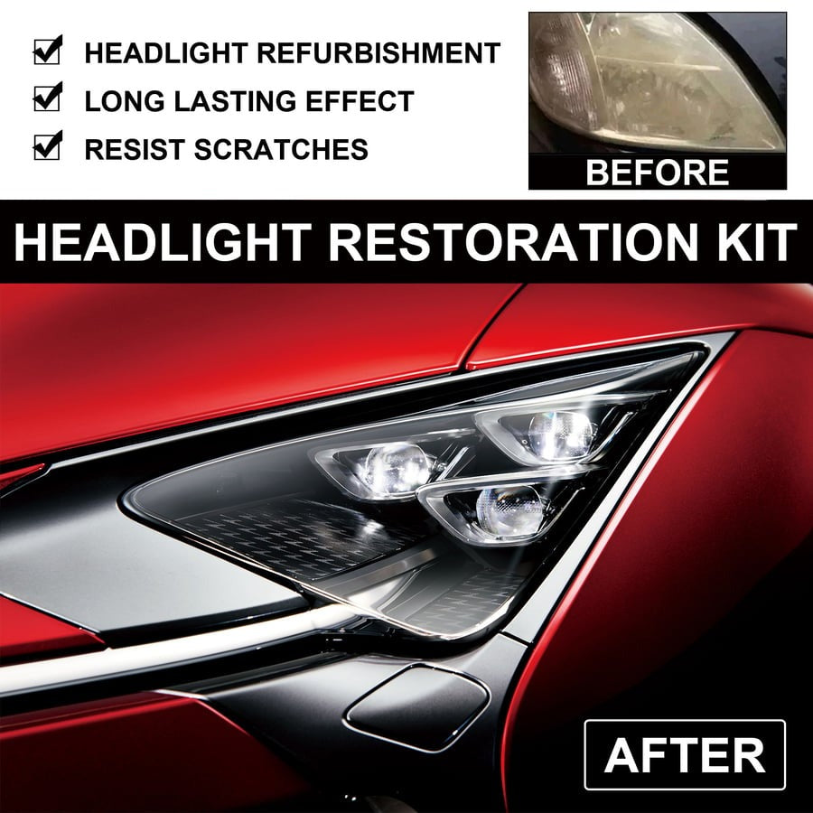 💥Limited time 50% off🔥Car Headlight Lens Restoration Kit