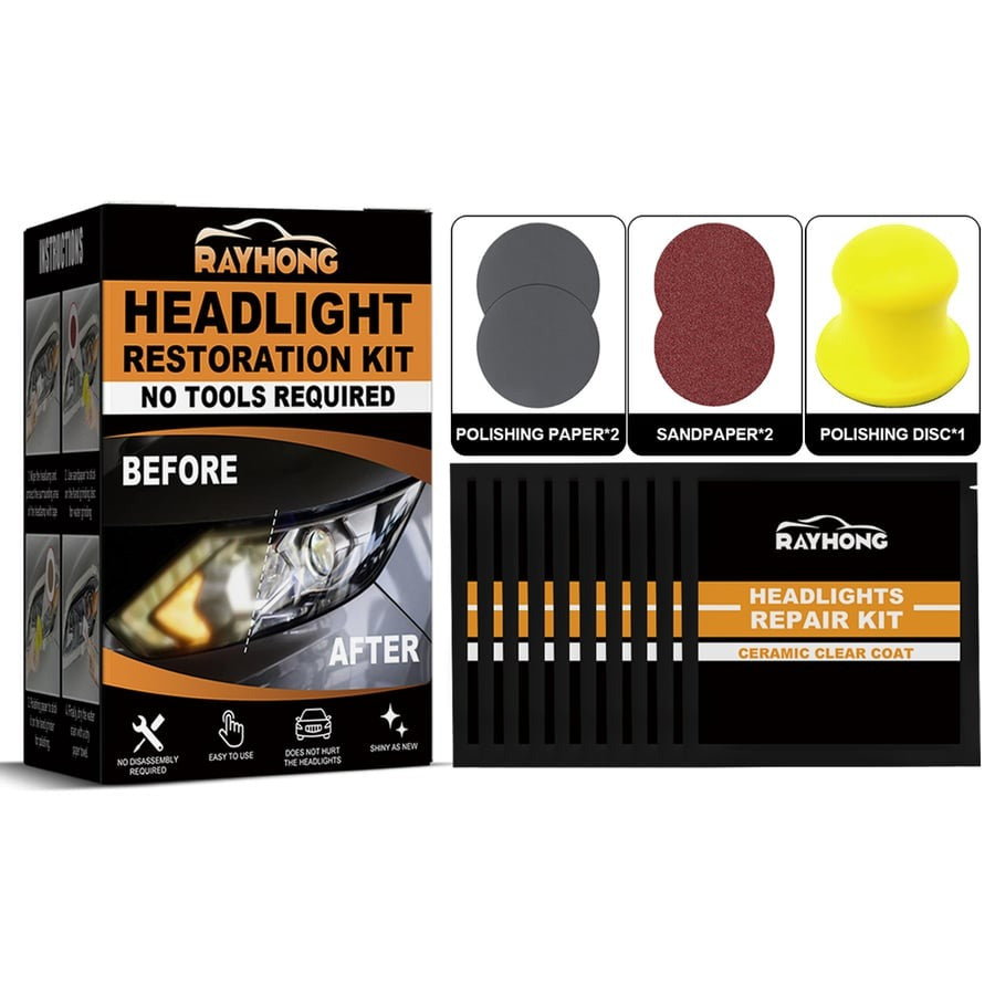 💥Limited time 50% off🔥Car Headlight Lens Restoration Kit