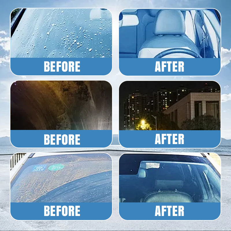 Car Glass Oil Film Cleaner & Rainproof Agent & Anti-Fog Agent