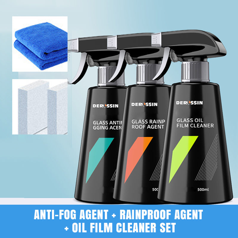 Car Glass Oil Film Cleaner & Rainproof Agent & Anti-Fog Agent