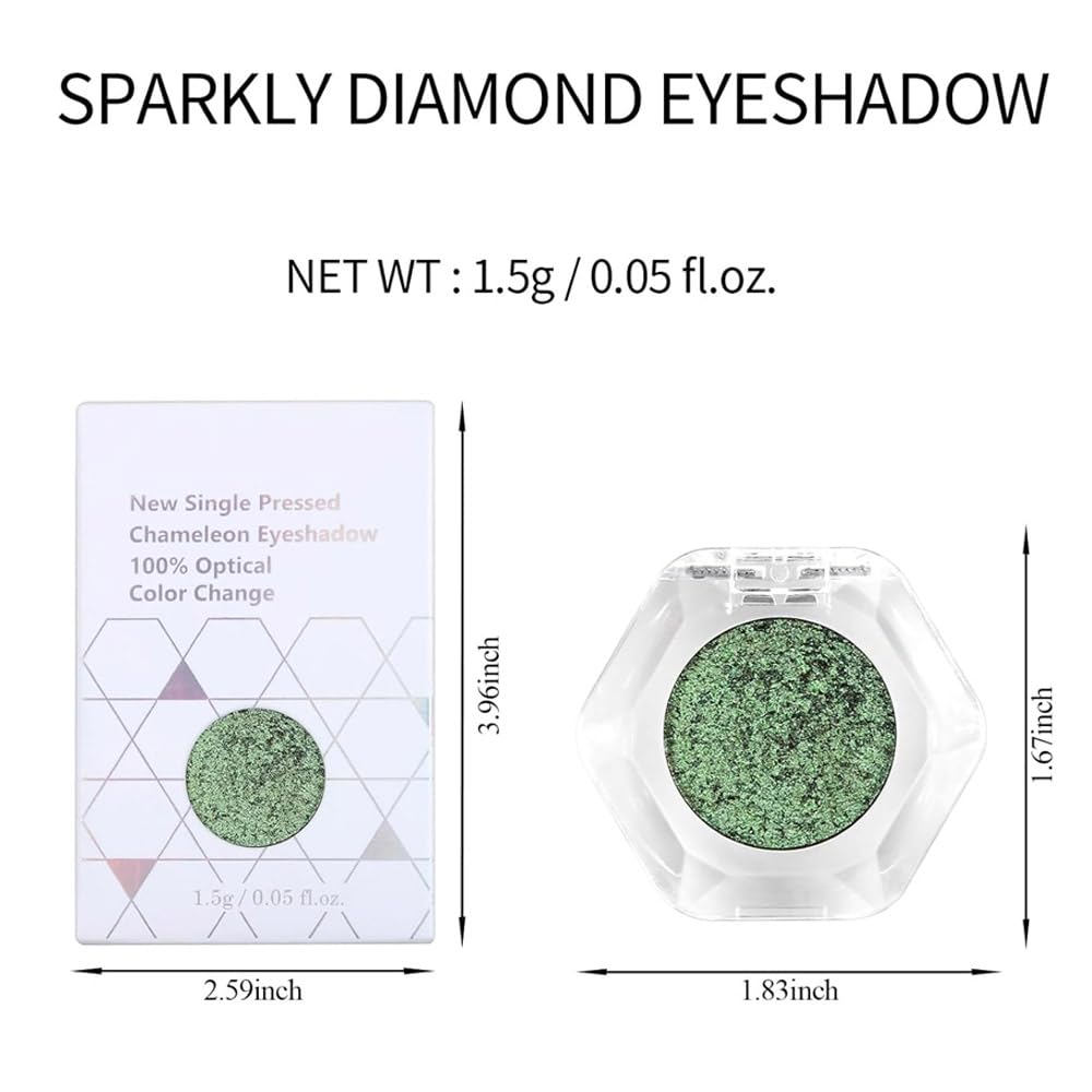 🔥This Week's Special Price：￡6.99!!🔥Double chrome eye shadow