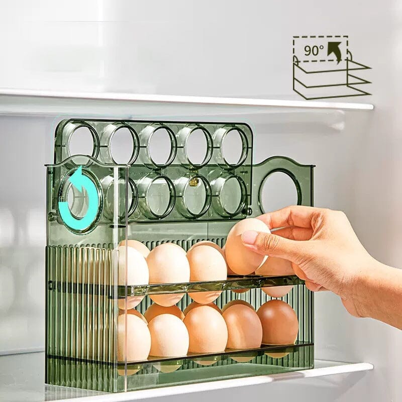 💥50% OFF🥚Automatic flip egg storage box