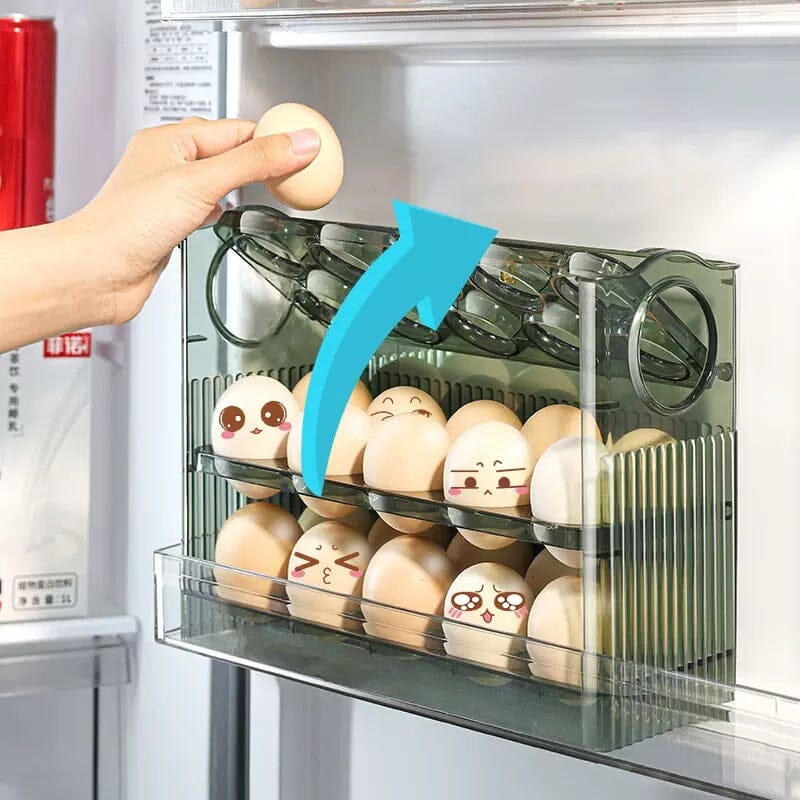 💥50% OFF🥚Automatic flip egg storage box