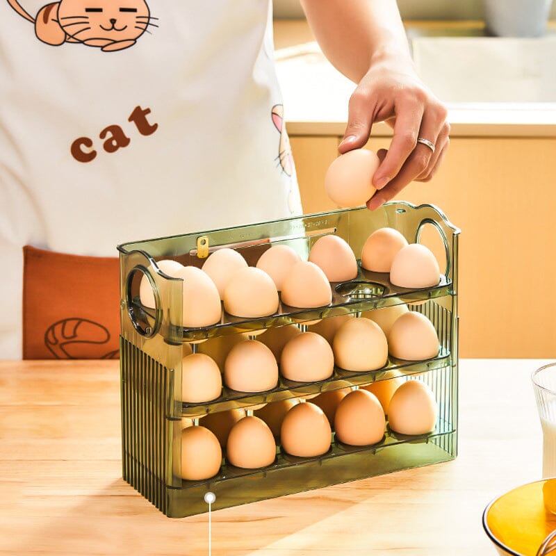 💥50% OFF🥚Automatic flip egg storage box