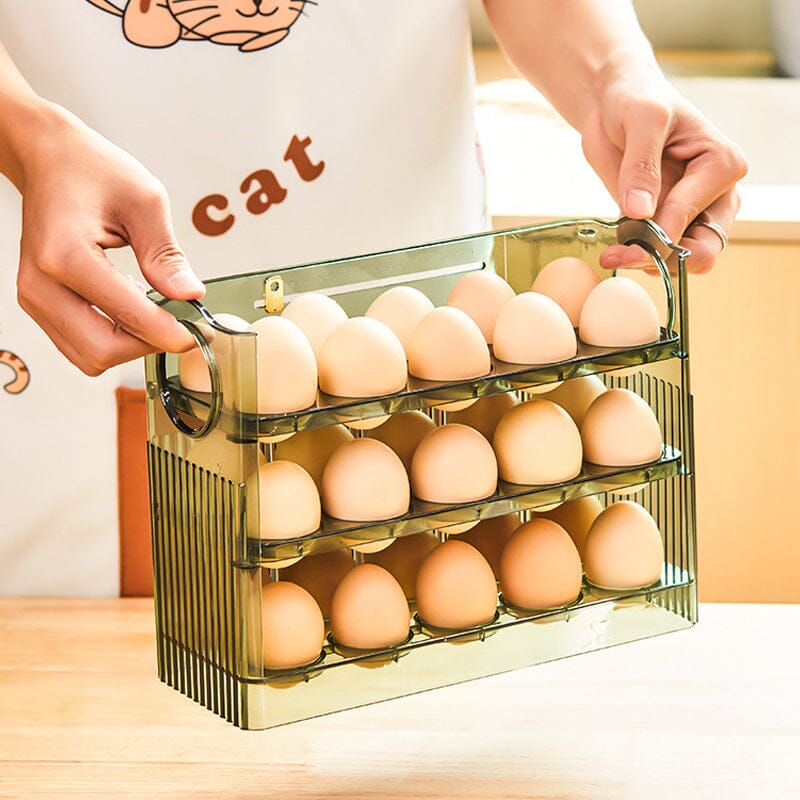 💥50% OFF🥚Automatic flip egg storage box