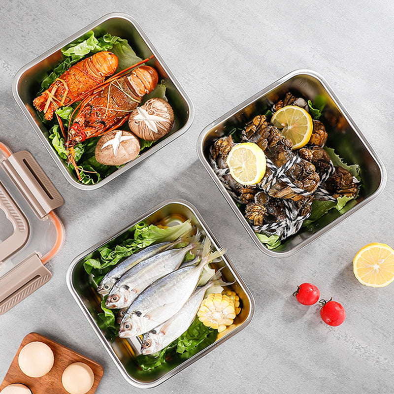 🔥Hot Sale🔥Portable Stainless Steel Crisper Box