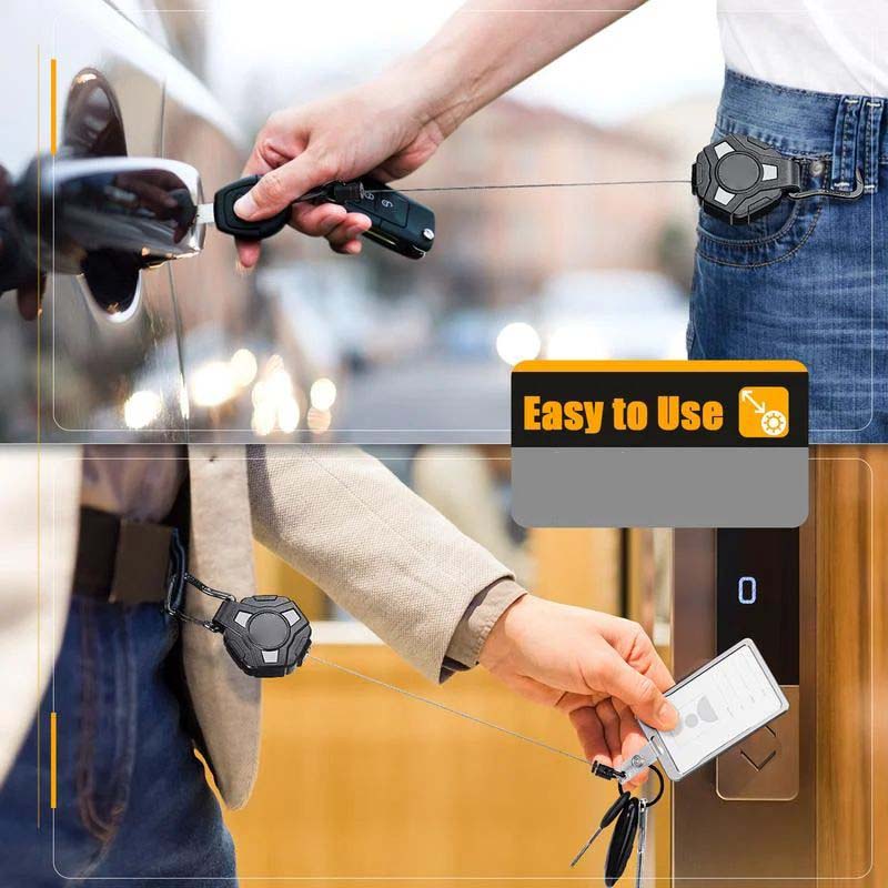 Heavy Duty Retractable Keychain