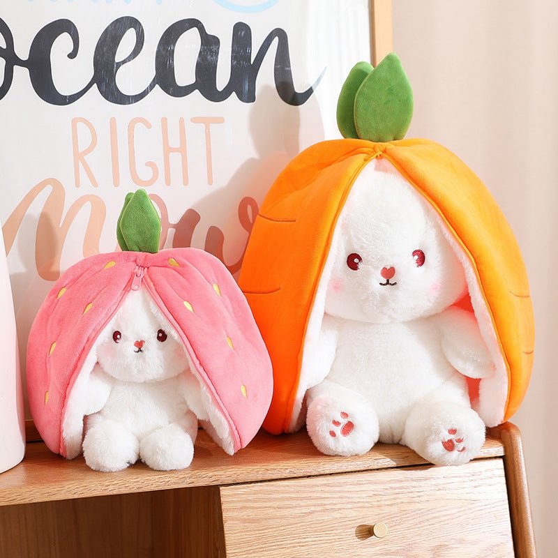 🍓🥕Kawaii Fruit Vegetable Rabbit Doll🐰