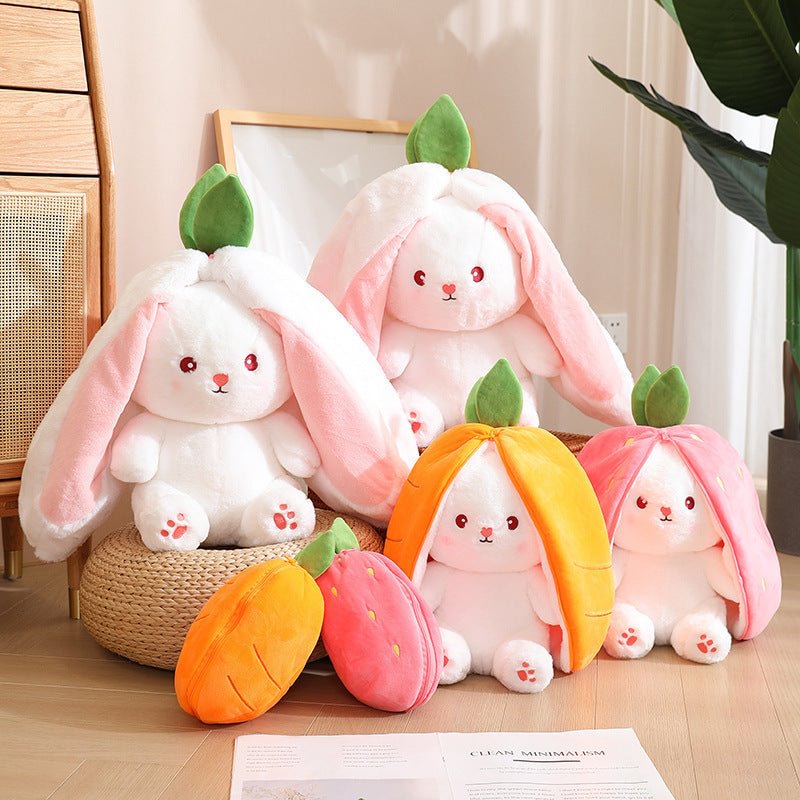 🍓🥕Kawaii Fruit Vegetable Rabbit Doll🐰