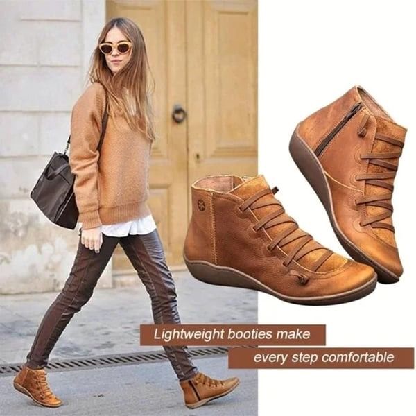 Women Casual Plain All Season Comfortable Arch Support Boots