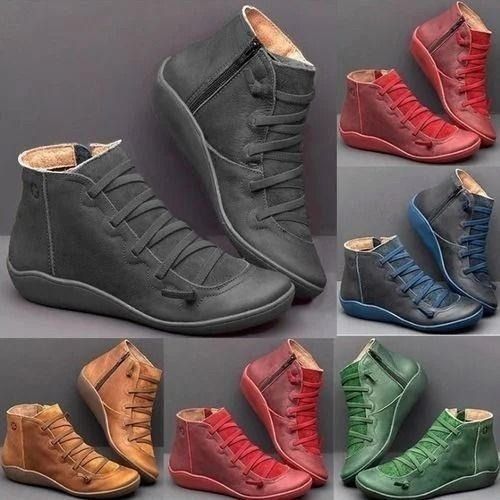 Women Casual Plain All Season Comfortable Arch Support Boots