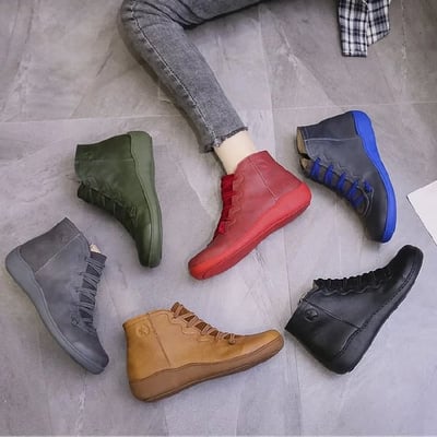 Women Casual Plain All Season Comfortable Arch Support Boots