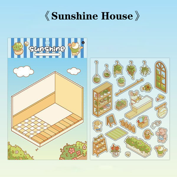 🎁HOT PRODUCT🎁DIY 3D House Stickers