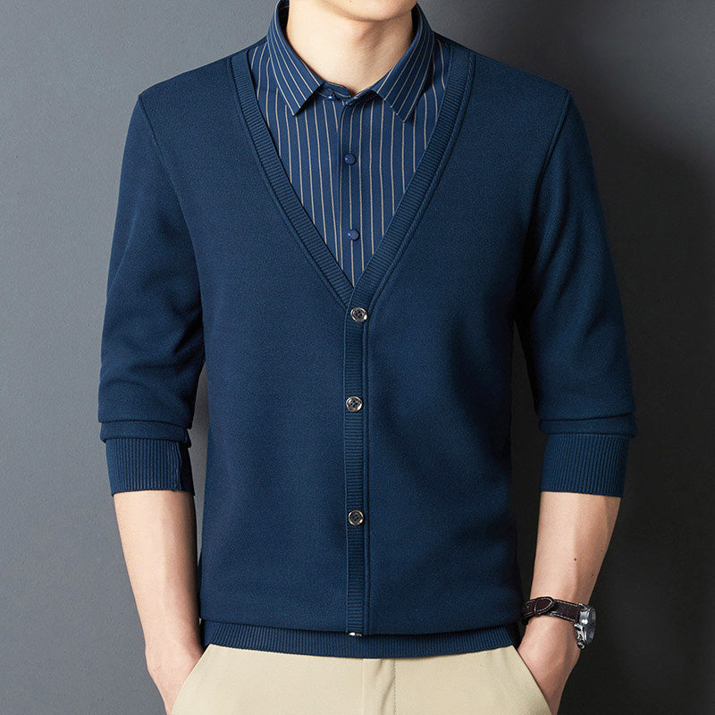 [Best gift] Men’s Business Casual Thermal Cardigan