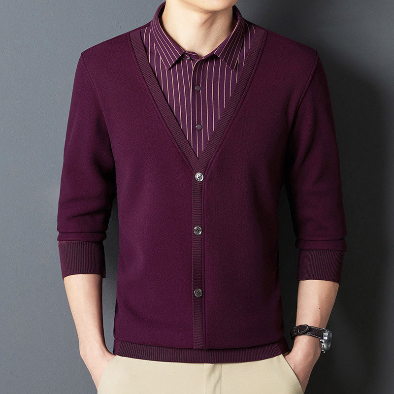 [Best gift] Men’s Business Casual Thermal Cardigan