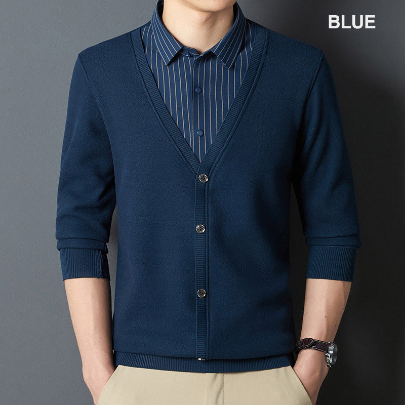 [Best gift] Men’s Business Casual Thermal Cardigan