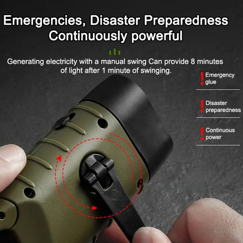 🔥Hot Sale 50% OFF🔥High Brightness Portable Outdoor Solar Powered Flashlight