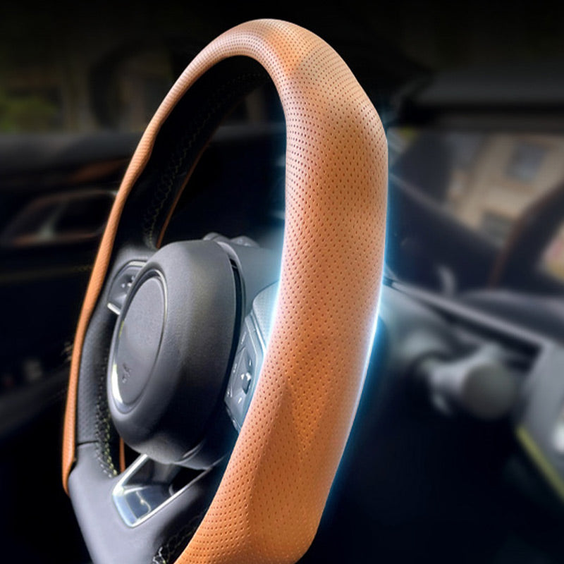 🖤Black Friday Sale🚗Breathable Non-Slip Ultra-Thin Steering Wheel Cover