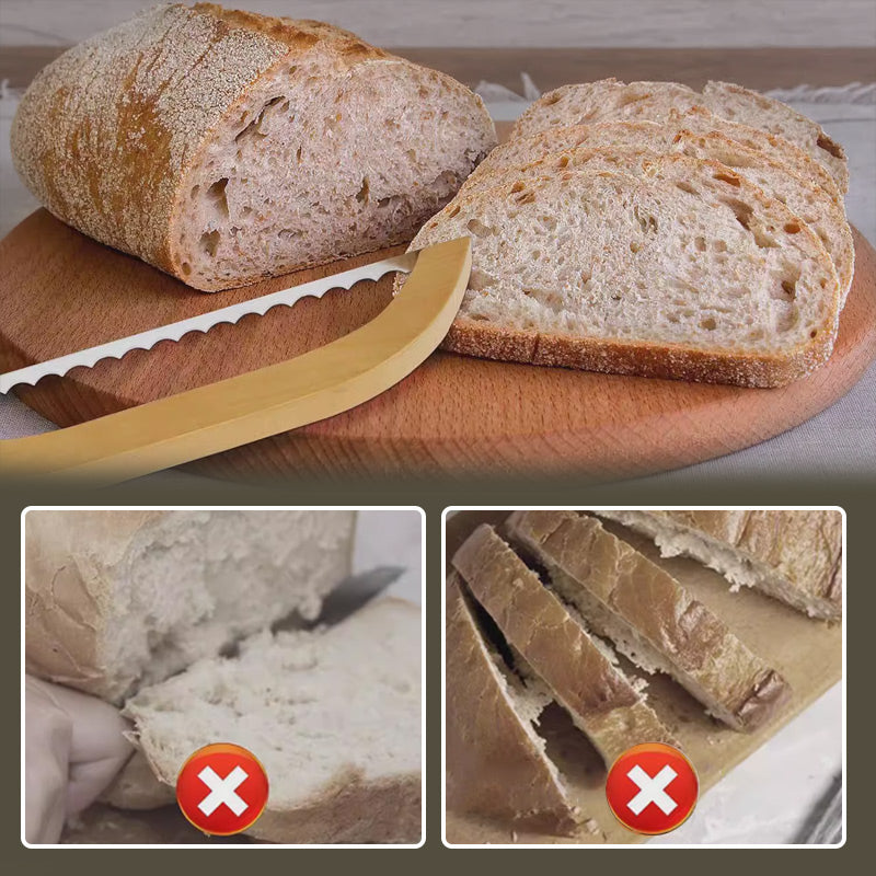 🔥🎅Xmas Sales - 50% OFF🎄🔥Homemade Bread & Toast Cutter Knife