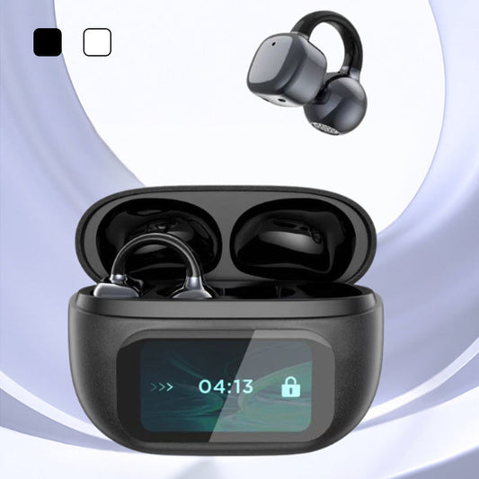 🔥OFERTA 2025🔥🎧Auriculares inteligentes con clip para la oreja, pantalla a color, traducción inteligente🎧