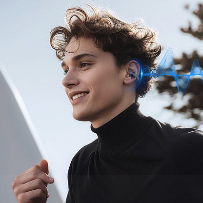 🔥OFERTA 2025🔥🎧Auriculares inteligentes con clip para la oreja, pantalla a color, traducción inteligente🎧