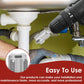 Kit de Rosca para Tuberías de PVC – Herramienta para Cortar Rosca Interna y Externa para Fontanería e Irrigación en Bricolaje