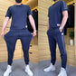 🍃Conjunto de 2 piezas de manga corta y pantalón de chándal de alta elasticidad para hombre