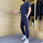 🍃Conjunto de 2 piezas de manga corta y pantalón de chándal de alta elasticidad para hombre