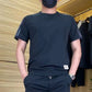 🍃Conjunto de 2 piezas de manga corta y pantalón de chándal de alta elasticidad para hombre